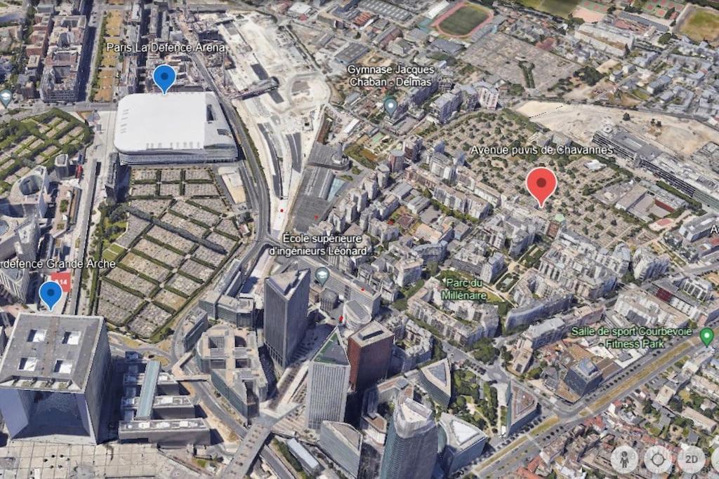 Apartament Cozy Haven Near Paris La Defense Grande Arche Courbevoie Zewnętrze zdjęcie